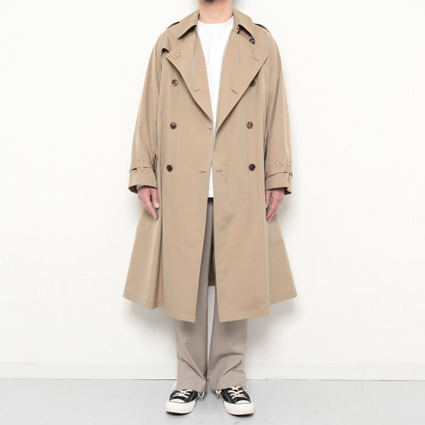 AURALEE 20SS/FINX POLYESTER BIG TRENCH | www.innoveering.net