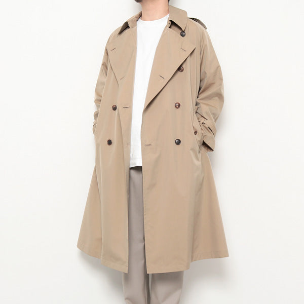 FINX POLYESTER BIG TRENCH COAT (A20SC01FP) | AURALEE / ジャケット