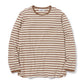 DWELLER L/S TEE COTTON JERSEY BORDER
