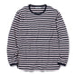 DWELLER L/S TEE COTTON JERSEY BORDER