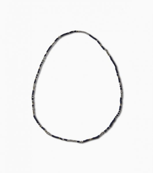 BEADED NECKLACE(INDIGO)