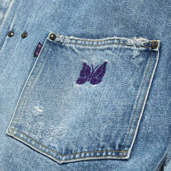 Papillon Patches Jean Jacket - 13oz C/L Denim / Di