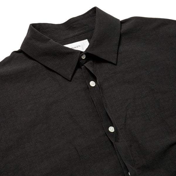 Linen Fly-Front Shirt