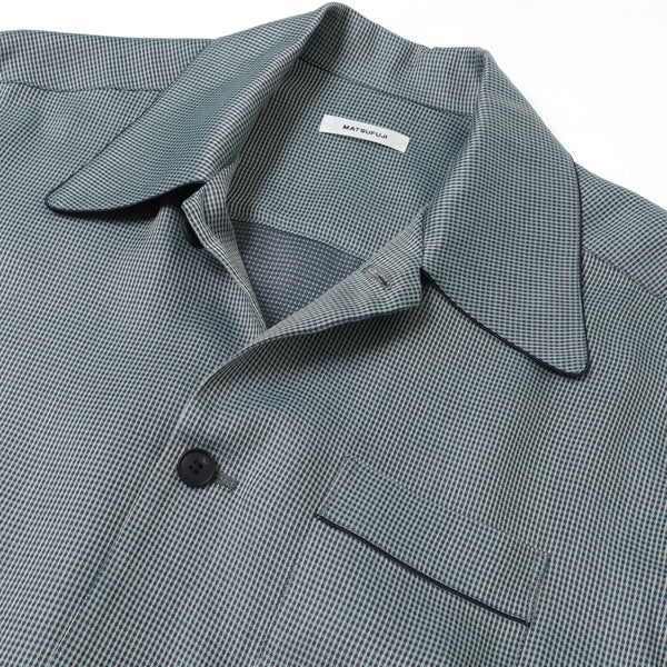 Dobby Weave Short Sleeve Shirt (M221-0302) | MATSUFUJI / シャツ