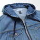 DENIM HOODED JACKET