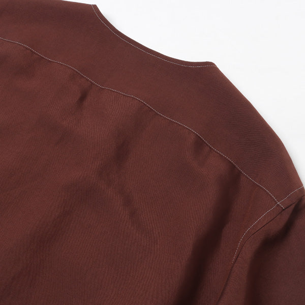 Vneck S/S Zip Shirt