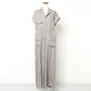 HERRINGBONE LINEN JUMPSUIT