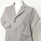 HERRINGBONE LINEN JUMPSUIT