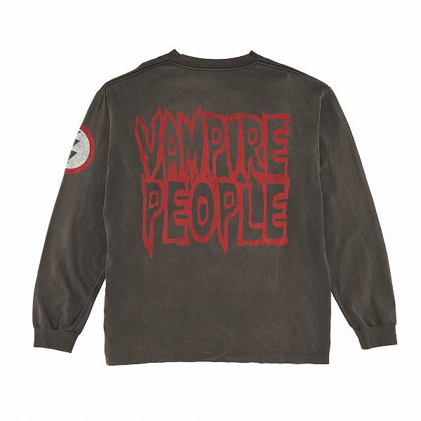 LS TEE / VAMPIRE PPLE / BLACK