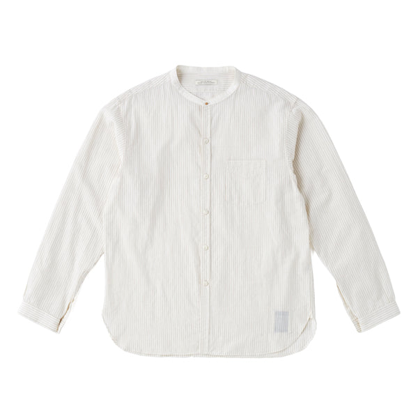 STUD BUTTON BAND COLLAR SHIRTS (181SH02) DIVERSE / シャツ (MEN