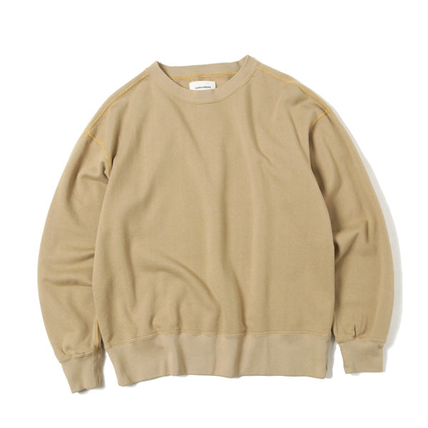 ONESIDE RAGLAN CREW NECK ORGANIC PERU PIMA FLEECE