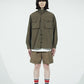 SUPER BIG SHORTS - Wool Linen Fab -