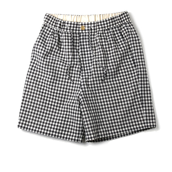 GINGHAM SHORT PANTS