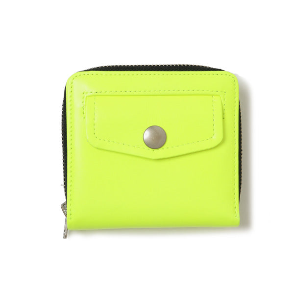 neon color riders small zip purse