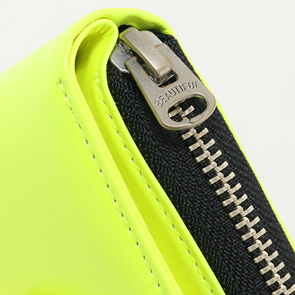 neon color riders small zip purse