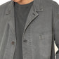ARTISAN SHOP COAT COTTON TWILL CHARCOAL DYED