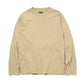 ARTISAN L/S CREW NECK TEE COTTON JERSEY MATCHA DYE