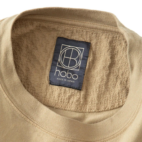 ARTISAN L/S CREW NECK TEE COTTON JERSEY MATCHA DYE