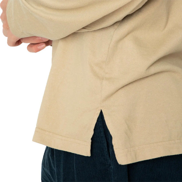 ARTISAN L/S CREW NECK TEE COTTON JERSEY MATCHA DYE