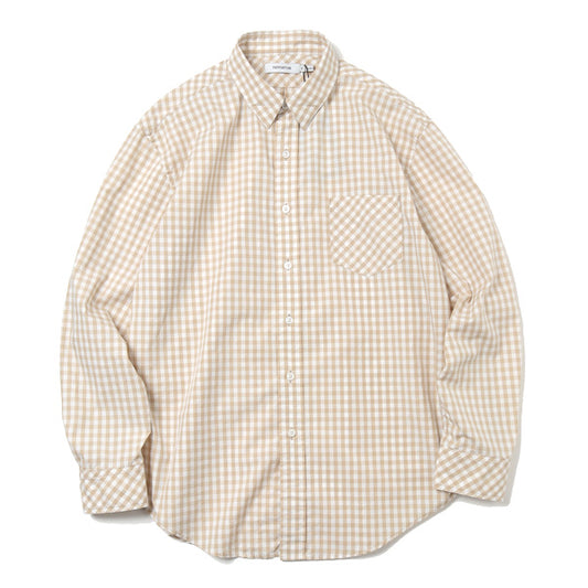 DWL B.D. L/S SHI. R/F CT BROAD GINGHAM CHECK