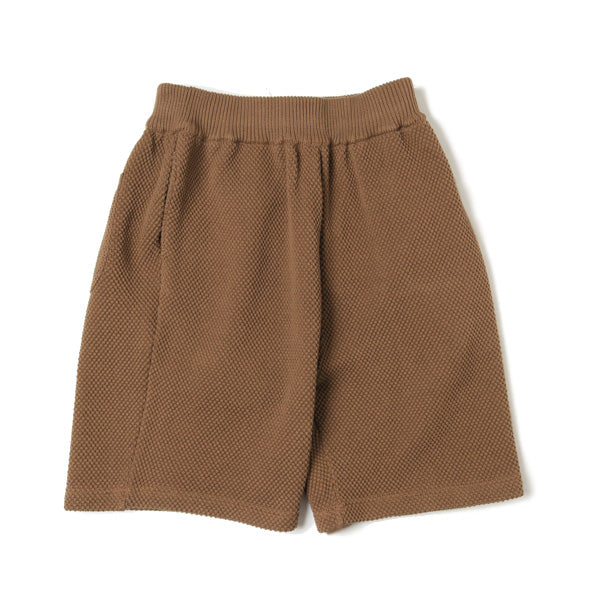 Moss stitch shorts