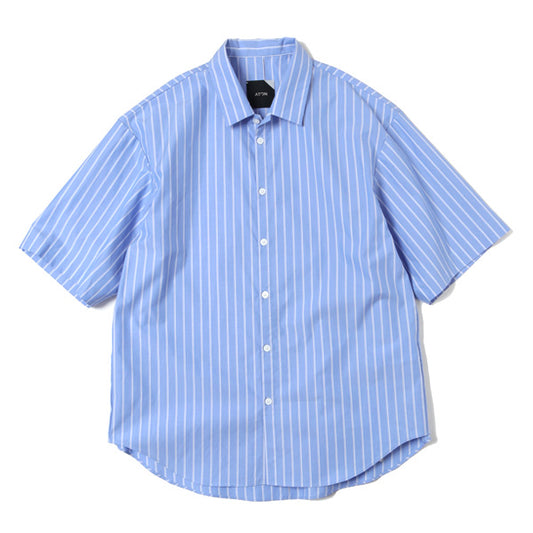 COTTON TWILL / オーバーサイズショートスリーブシャツ(UNISEX)