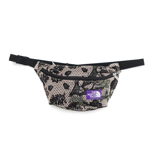 Botanical Print Mesh Waist Bag