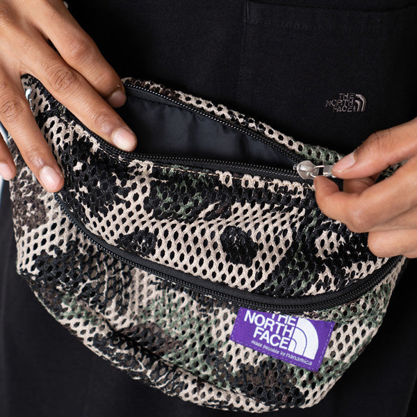 Botanical Print Mesh Waist Bag