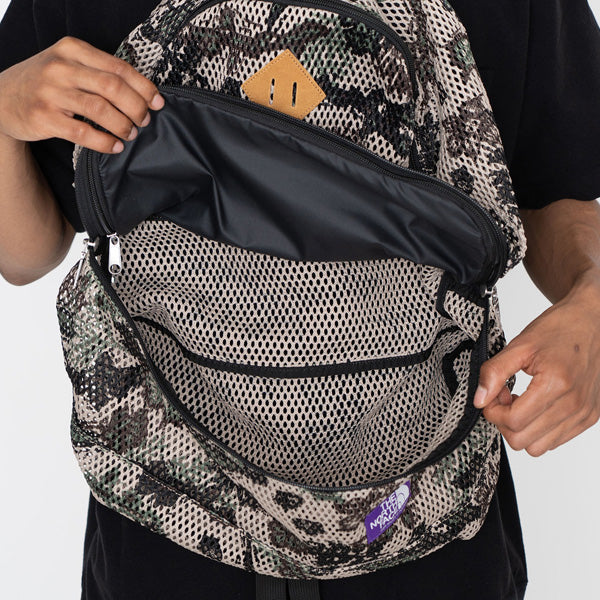 Botanical Print Mesh Day Pack