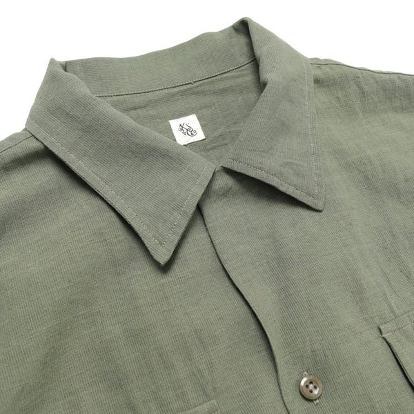 Open Collar SS Shirt