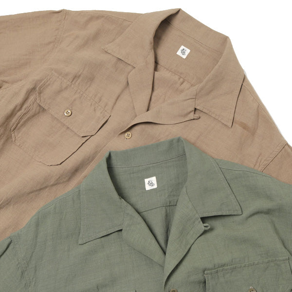 Open Collar SS Shirt