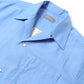 OPEN COLLAR S/S SHIRT(SAX)