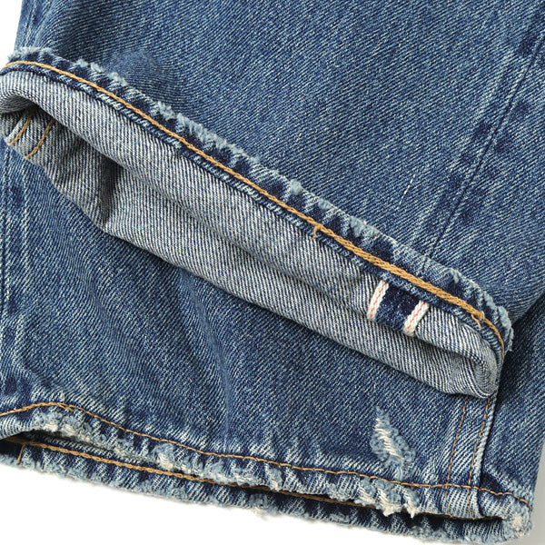 Vintage Washed Slim Denim Pants