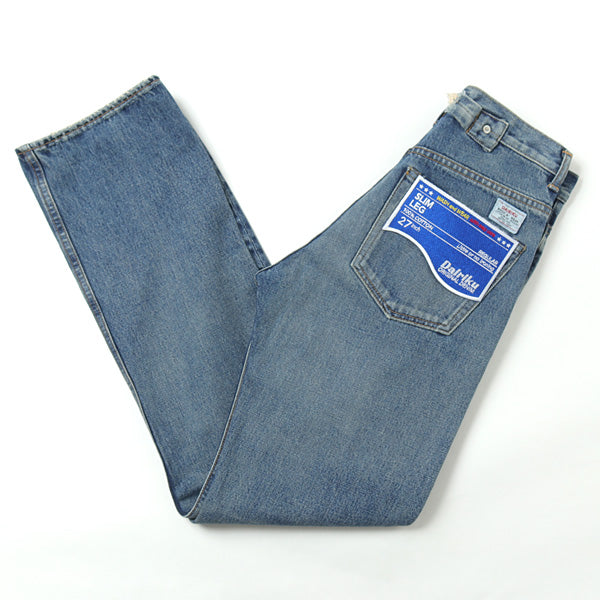 Vintage Washed Slim Denim Pants