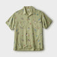 FLY PATTERN OPEN COLLER SS SHIRT