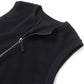 Moss Stitch Zip Vest(BLACK)