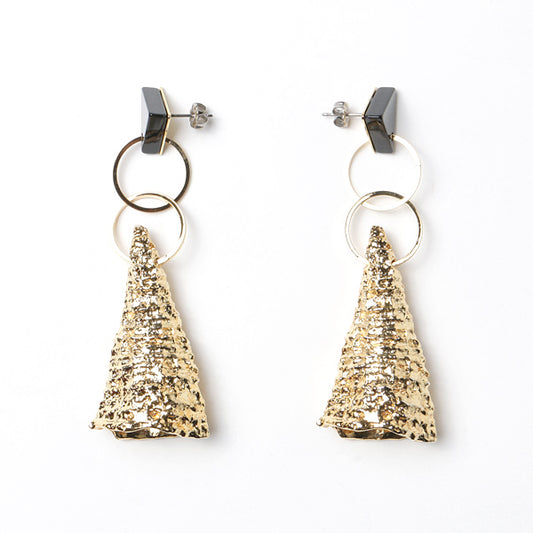 corn shaped pierced earrings