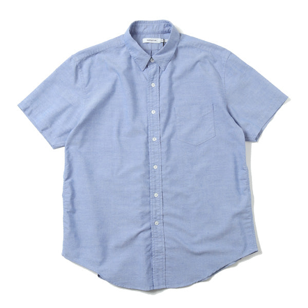 DWL B.D. S/S SHIRT RELAXED FIT P/C OXFORD COOLMAX