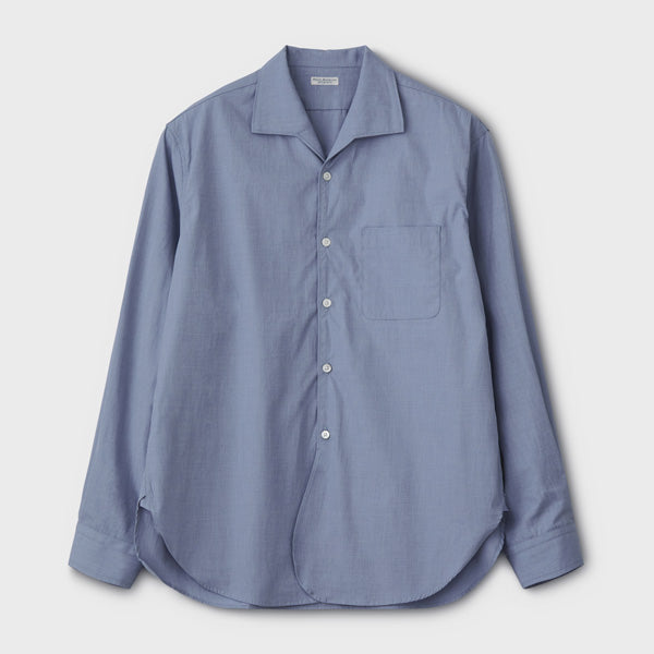 FRENCH OPEN COLLAR LS SHIRT