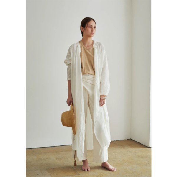 WASHER LINEN STACK GOWN