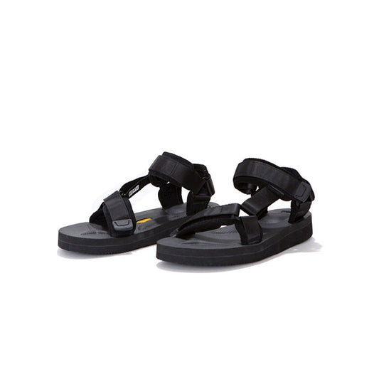 Suede Leather Piping Strap Sandal by SUICOKE