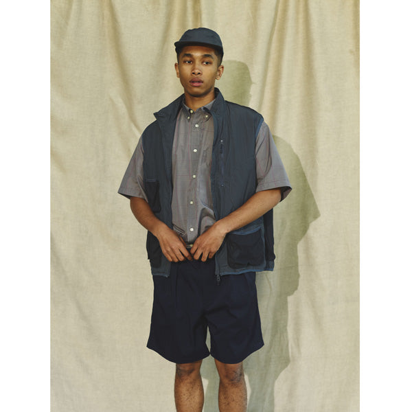 Tech Regular Collar Shirts S/S Gun club Plaids