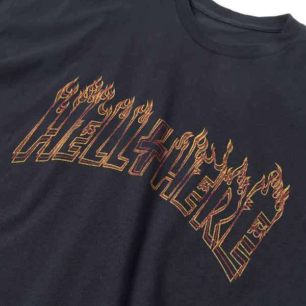 OVERSIZE PRINT T-SHIRT(HELL HERE)