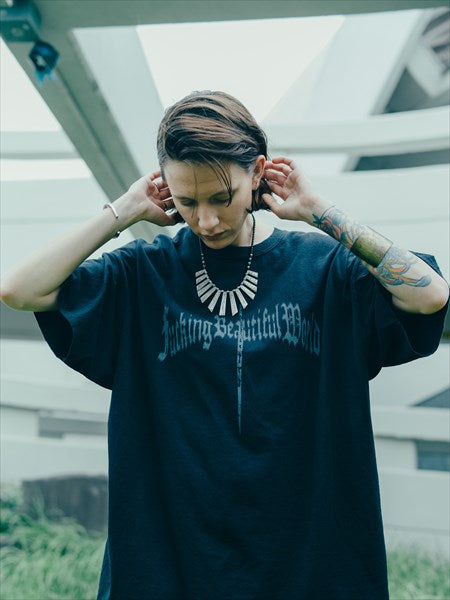 OVERSIZE PRINT T-SHIRT(BEATIFUL WORLD)