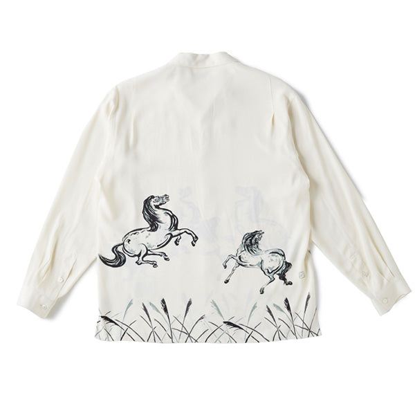 ORIGINAL PRINTED OPEN COLLAR SHIRTS (HOSE) L/S