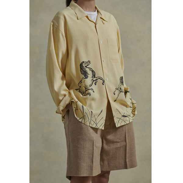 ORIGINAL PRINTED OPEN COLLAR SHIRTS (HOSE) L/S