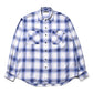 Rayon Ombre Check Loose Work SH