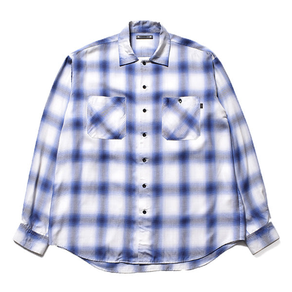 Rayon Ombre Check Loose Work SH