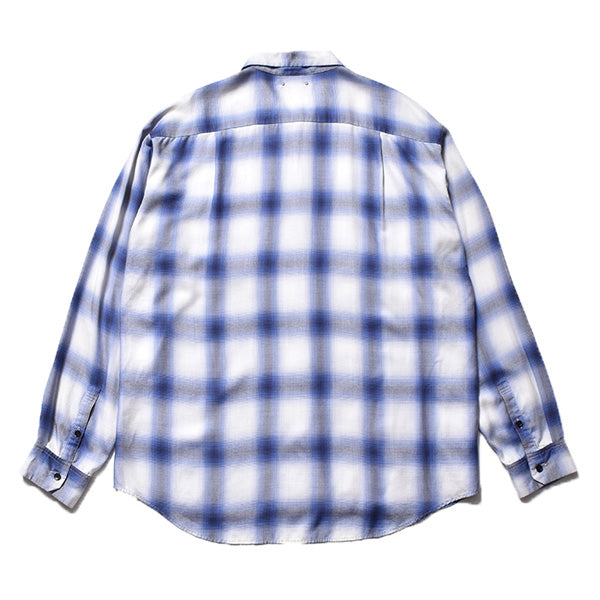 Rayon Ombre Check Loose Work SH