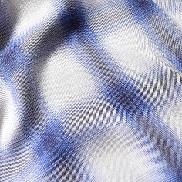 Rayon Ombre Check Loose Work SH